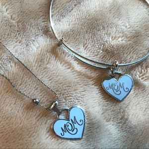 Alex and Ani 2017 “Mom” Necklace and Bangle